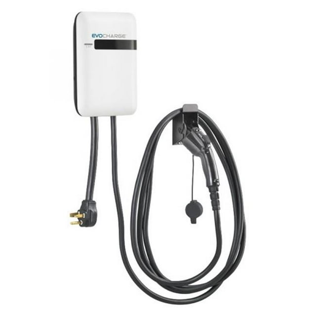 3AA0B2A1A1 EVSE Level 2 Single Port Wall Electric Vehicle Charging Station with Retractor