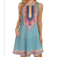 thumbnail image 1 of Vestido de verano para mujer Beach Boho sin mangas Vintage Floral Flowy Pocket Tee Tank Top Dress XL TUNC Sencillez, 1 of 4