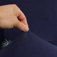 thumbnail image 5 of Unique Bargains Washable Elastic Dining Chair Cover Dark Blue, 5 of 8