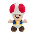 thumbnail image 2 of Peluche Crapaud Rouge Champignon Position Debout, Jouet en Peluche Dessin Animé Câlin 22CM, Rouge Profond, 2 of 4