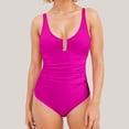thumbnail image 1 of WILLBEST Traje de Baño Para Mujer Con Pliegues Fruncidos En Forma de U, E y Favorecedor., 1 of 5