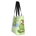 thumbnail image 7 of Uemuo Frog Amanita Mushroom Print Tote Bags for Women,Large Capacity Corduroy Bag,Reusable Grocery Shoulder Bag,Beach Tote with Zipper Closure, Daily Essentials, 7 of 7