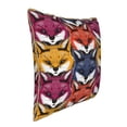 thumbnail image 2 of KLL Fox Face Decorative Throw Pillow Covers Velvet Soft for Couch Sofa Bedroom Living Room Outdoor - 20"x20", 2 of 8