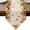 White, variant on Pumpkins Thanksgiving Table Runner Linen Burlap Table Runner 72 Inches Long Fall Floral Leaves Farmhouse Art Dresser Scarves for Kitchen Island Coffee Dining Room Party Holiday Decoration 16"x72"
