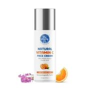 The Moms Co. Natural Vitamin C Face Cream I Cleans & Brightens Skin I Oil Free Look I Instant Glow I Orange Beads I 25 gm