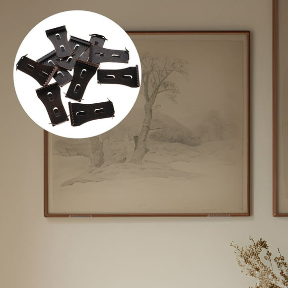 OUNONA 10pcs Frame Hooks Steel Hanging Paintings for Homeowners and Artists