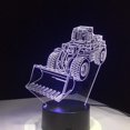 thumbnail image 4 of Luz nocturna Excavadora Bulldozer Máquina Lámpara 3d Led Luz nocturna 7 Cambio de color Atmósfera Lámpara táctil Visión Lámpara acrílica Regalos Feliz Sencillez, 4 of 5