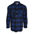 thumbnail image 1 of Guides Choice Pro Elite Mens Heavy Duty Flannel Shirt Buffalo Navy Blue Medium, 1 of 1