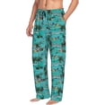 thumbnail image 2 of Xecao Hawaii Palms Men's Straight Lounge Pajama Pants: The Ultimate in Comfortable Sleepwear, 2 of 9