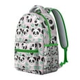 thumbnail image 2 of Panda Themed Travel Backpack - Durable School Bookbag for College, Large Capacity Water-Resistant Design, Comfortable for Commuting, 2 of 6