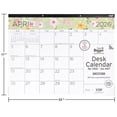thumbnail image 5 of See It Bigger Desk Pad Calendar, Large (17" x 22"), Floral, 15-Month: Apr 2026 - Jun 2027, 5 of 5