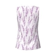 thumbnail image 5 of Sigee Lavender Flowers for Women's Workout Tank Top,Running Tank Tops,Sleeveless Gym ClothesLarge, 5 of 8