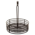 thumbnail image 4 of G.E.T. Round Metal Table Top Condiment Caddy with Number Holder 7.5", Black, 4 of 5