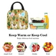 thumbnail image 5 of ERJLKXP Cactus Alpaca Insulated Lunch Bags for Women and Men,Adult Reusable Lunch Tote Bag for Work,cooler bag, 5 of 7