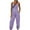 Purple, variant on APEXFWDT Women's Tank Jumpsuit Summer Casual Sleeveless Rompers Jumpsuits with Pockets One Piece Outfit Active Workout Lounge Jumpsuits