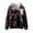American Flag Horse, variant on Boys Winter Jacket Purple Wolf Bats Print Boys Hoodies Kids Full Zip Hoodie Boys Jacket Warm Cozy Outwear Coat with Pockets, Size M
