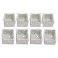 thumbnail image 1 of 1 Inch Blind Brackets White Profile Box Blinds Headrail Bracket (8), 1 of 5