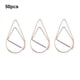 thumbnail image 4 of Injueey 50 clips de papel pequeños con forma de gota de agua, abrazaderas de metal para el hogar, la oficina y la escuela, papelería simple Carpetas de archivos Oro rosa, 4 of 6