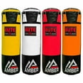 thumbnail image 2 of Amber Elite Boxing Unfilled Heavy Bag Kickboxing MMA Muay Thai Fitness Workout Training Yellow/Black, 150 lb, 2 of 3