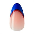 thumbnail image 6 of KISS Voguish Fantasy Patriotic Press On Nails, Red, White & Blue, Medium, Almond, 28 Count, 6 of 9