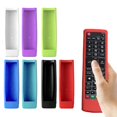 thumbnail image 2 of Silicone Remote Control Cover Glow in Dark 6.69x1.93x0.79 Inch, Anti-Slip Checkered Shockproof Protective Case for TV Remote Black Red Blue Luminous Green Purple White Precise Cutouts, 2 of 10