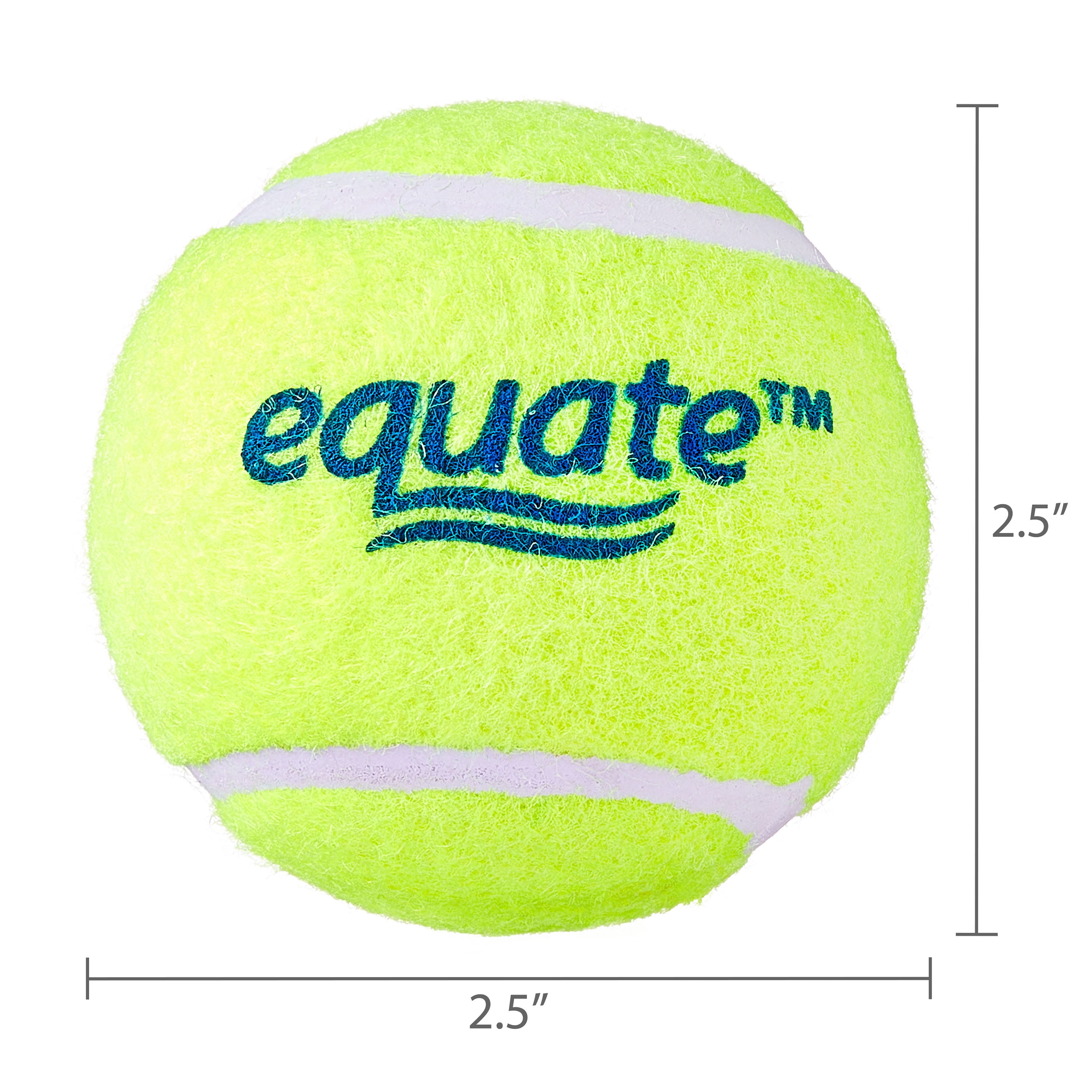 Equate Pre-Cut Walker Tennis Balls, 2 Count