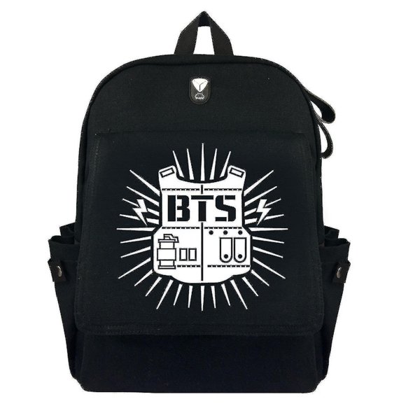 K Pop Bts Canvas Backpack School Bags