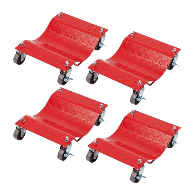EDTara Heavy Duty Wheel Dolly, Car Moving Cart With Locking Casters, Suitable for Trucks, Trailers, Rvs, Motorcycles, and Snowmobiles