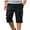 Black, variant on Cargo Shorts for Men Casual Cotton Below Knee Multi Pockets Classic Fit Outdoor Work Shorts