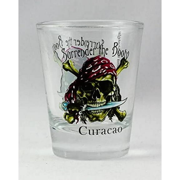 Curacao Pirate "Surrender the Booty" Shot Glass