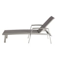 thumbnail image 5 of GDF Studio Joy Outdoor Mesh and Aluminum Adjustable Chaise Lounge, Set of 4, Gray, 5 of 8