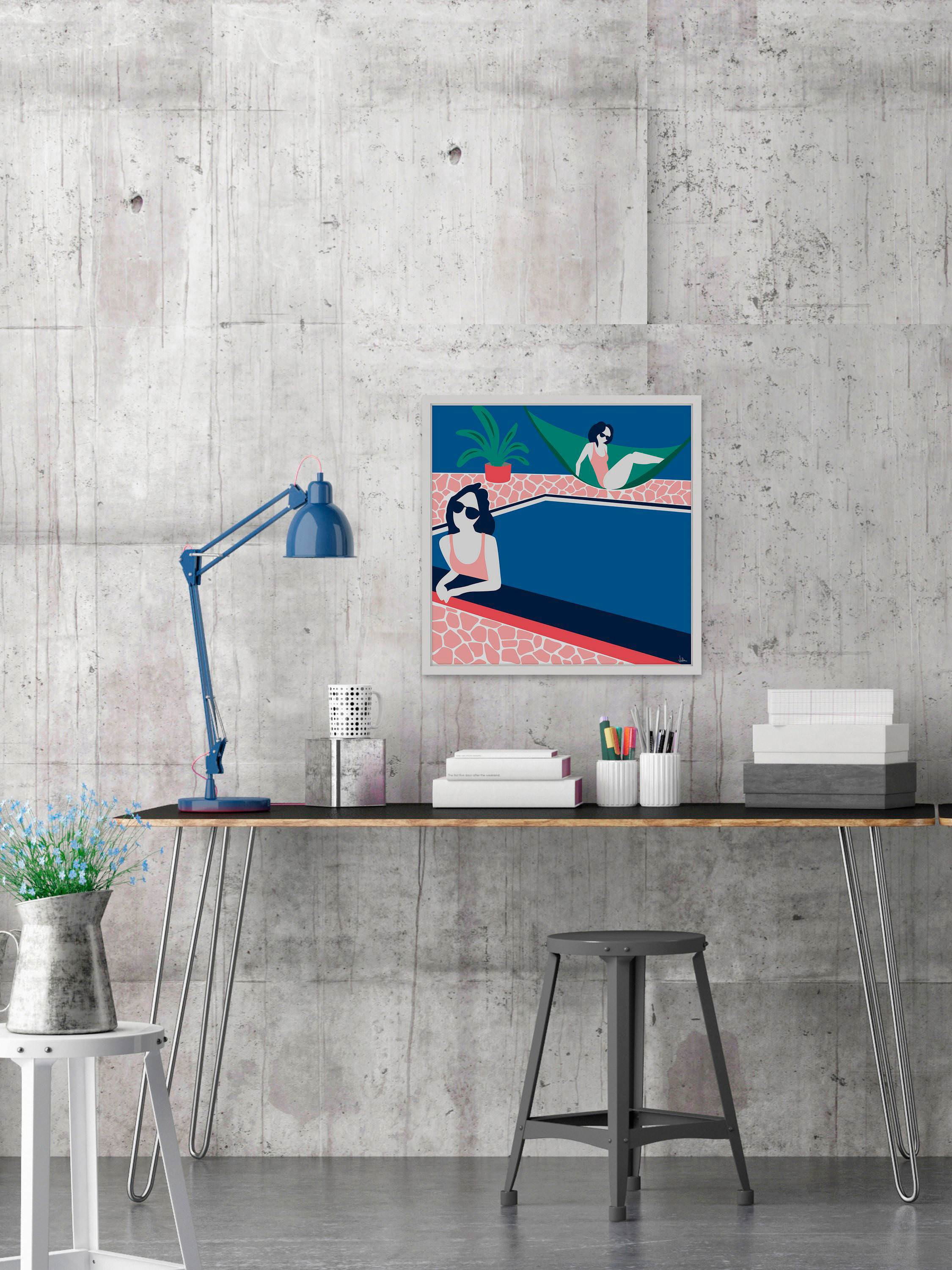 Candid Framed Painting Print