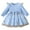 Blue, variant on JoyHoop Baby Girl Dresses Ruffle Sleeve Tutu Dress Butterfly Tulle Dress Flower Girl Party Birthday Princess Dresses