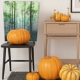 thumbnail image 5 of Thanksgiving Fall Chair Covers Set of 6 Retro Green Gradient Maple Leaf Chair Back Covers Stretch Removable Washable Slipcovers Protector for Dining Room Kitchen Party Decor, 5 of 5