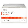 thumbnail image 5 of McKesson Unflavored Pain Relief 500 mg Acetaminophen Tablet, 250 per Box, 5 of 6