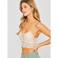 thumbnail image 6 of Made by Olivia Women's Crochet Laced Bralette Crop Cami Top, 6 of 7