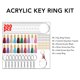 thumbnail image 3 of Kit de llavero acrílico ANGGREK 30 Piezas, 3 of 7