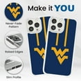 thumbnail image 2 of West Virginia Mountaineers HD Phone Case Compatible with Apple iPhone 13 Pro (Stripe) by Affinity Bands, 2 of 3