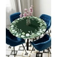 thumbnail image 5 of Eucalyptus Leaves Elastic Round Tablecloth, Spring Plant Art Aesthetic Fitted Tablecloths for Round Table Oil-Proof Waterproof Sage Green Eucalyptus Leaves Table Cloth (Fit for 36" - 44" Round Table), 5 of 6