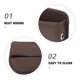 thumbnail image 3 of USHOBE Caja De Almacenamiento Lateral Para Asiento De Auto En Cuero PU Beige Con Espacio Para Objetos Pequeños, 3 of 8