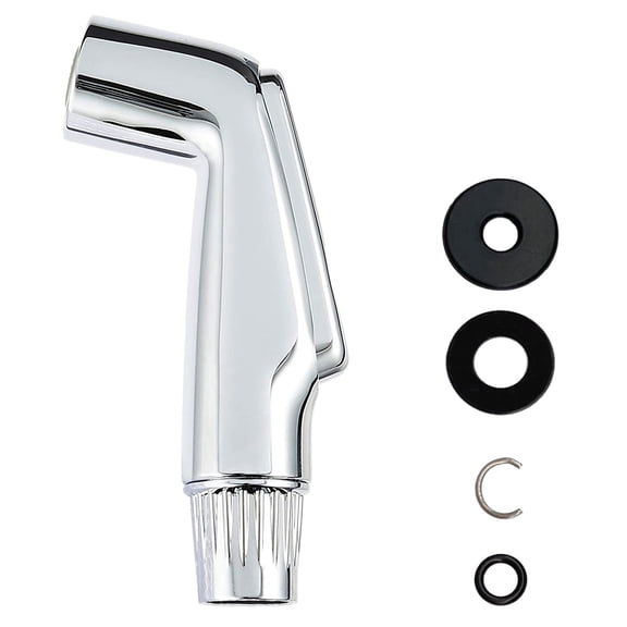 Kitchen Sink Sprayer Replacement Head, Side Spray Attachment for Faucet, Pull Out Spray Nozzle Head, Easy Install, Chrome
