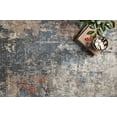 thumbnail image 2 of Loloi Maeve Collection MAE-01 Silver / Apricot, Abstract Area Rug 5'-3" x 7'-8", 2 of 5