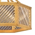 thumbnail image 2 of Sura - Light Distressed Brass Flush Mount Light, 2 of 9