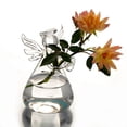 thumbnail image 2 of Cute Clear Glass Angel Shape Flower Plant Hanging Vase Wedding Decor, 2 of 4