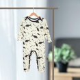 thumbnail image 1 of mameluco,Bebé Mameluco Casual Otoño Primavera Ropa Niños Niña,Regalos para bebés recién nacidos con mono de dibujos animados de 3 a 24 meses,Mono para bebés con estampado 1 mes a 3 meses, 1 of 10