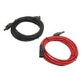 thumbnail image 2 of Solar Panel PV Cable, Black Red Solar Panel Extension Cable Safe Long Service Life With Male And Female Connectors For Photovoltaic Junction Boxes 5m, 2 of 8