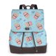 thumbnail image 1 of Easygdp I Am A Fan Popcorn Mochila de Cuero para Mujeres, Bolso de Hombro, Bolsos de Mano de Moda para Trabajo y Viajes, 1 of 4