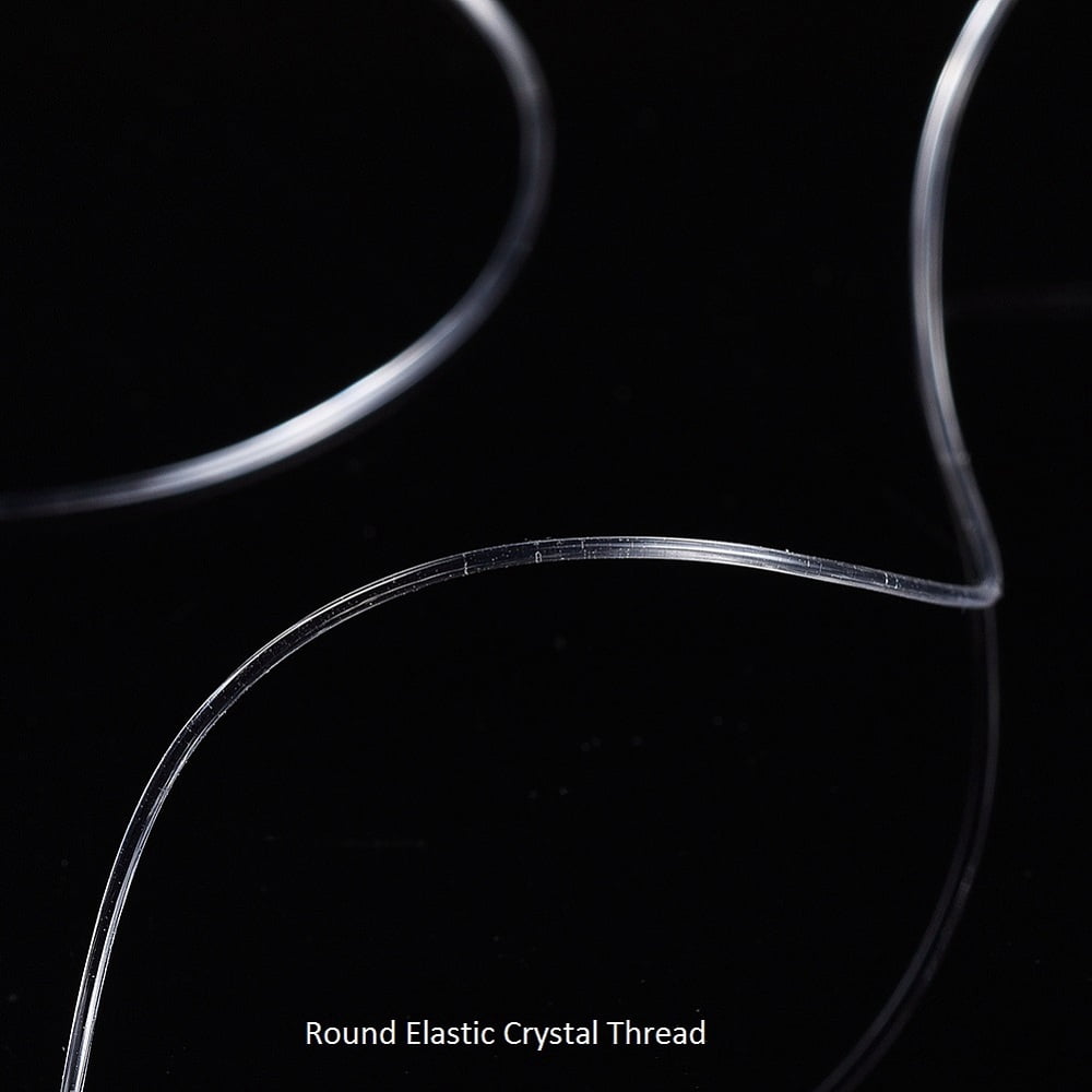 Elastic Crystal Thread Clear 0.8mm about 1093.61 yards(1000m)/roll