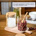 thumbnail image 5 of JOUALY Glass Stackable Food Storage Jars with Bamboo Lids, Set of 4, 5 of 6
