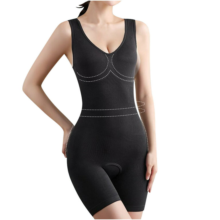 Aueoeo Body Suits Women Clothing, Compression Jumpsuit for Women Women's  Abdomen Closing Open Shift Hip Lifting Sling Underwear One-Piece Body  Shaping